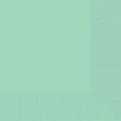 Lunch Napkins 50 Pack 2 Ply Cool Mint (Pack Of 50)