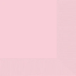 Lunch Napkins 50 Pack 2 Ply Blush PinkPrice is for Pack of 50