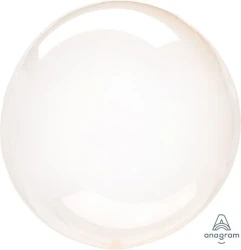 Crystal Clearz Petite Orange Round Balloon