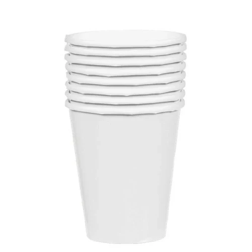 354ml Paper Cups 20 Pack- Frosty White - Pack of 20