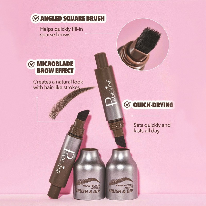 Brow-Fection Angled Brush & Dip