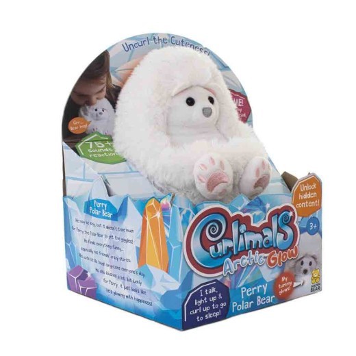Curlimals Arctic Glow Perry Polar Bear