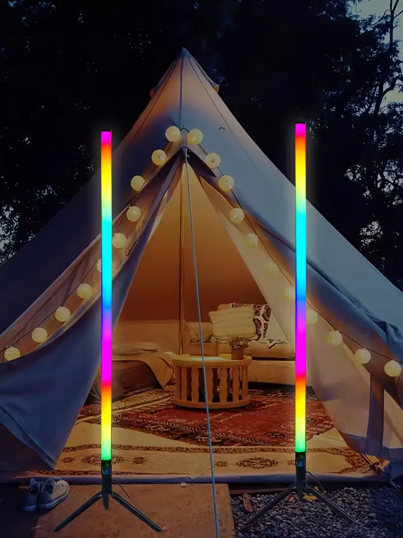 1pc Multi-Color RGB LED Corner Floor Lamp