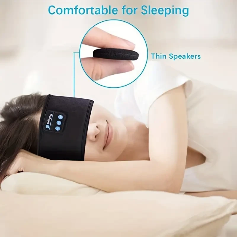 Sleeping Wireless Headphones Sports Headband Soft Elastic Comfortable