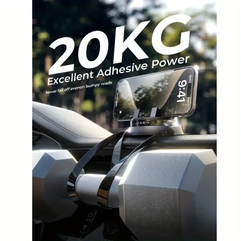 LISEN Car Dashboard Phone Mount - 360° Rotatable