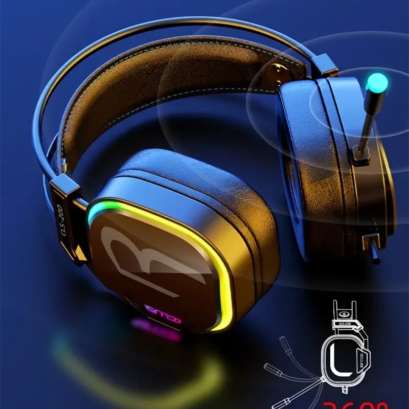 COLUSI CLS-200 RGB Gaming Headset - 360° Microphone