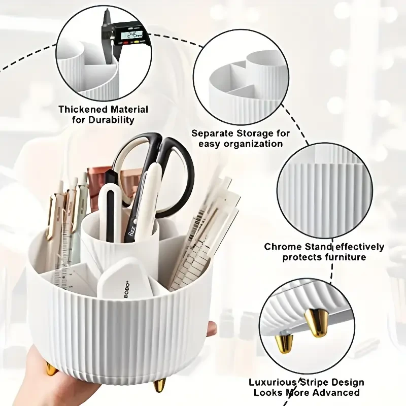 360° Rotating Makeup Organizer -
