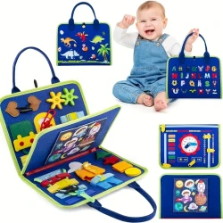 Practice Board, Educational Practice Book, For Learning Numbers, Letters, Training Fine Motor Skills, Sensory Board, Travel Toys Christmas, Halloween Gift