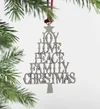 Solid Alloy Christmas Tree Ornament