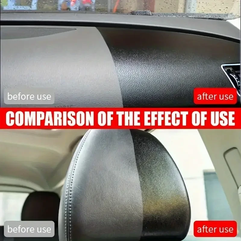 QIFENGHE Auto Interior Renewal Wax - 50g Plastic & Upholstery Restorer