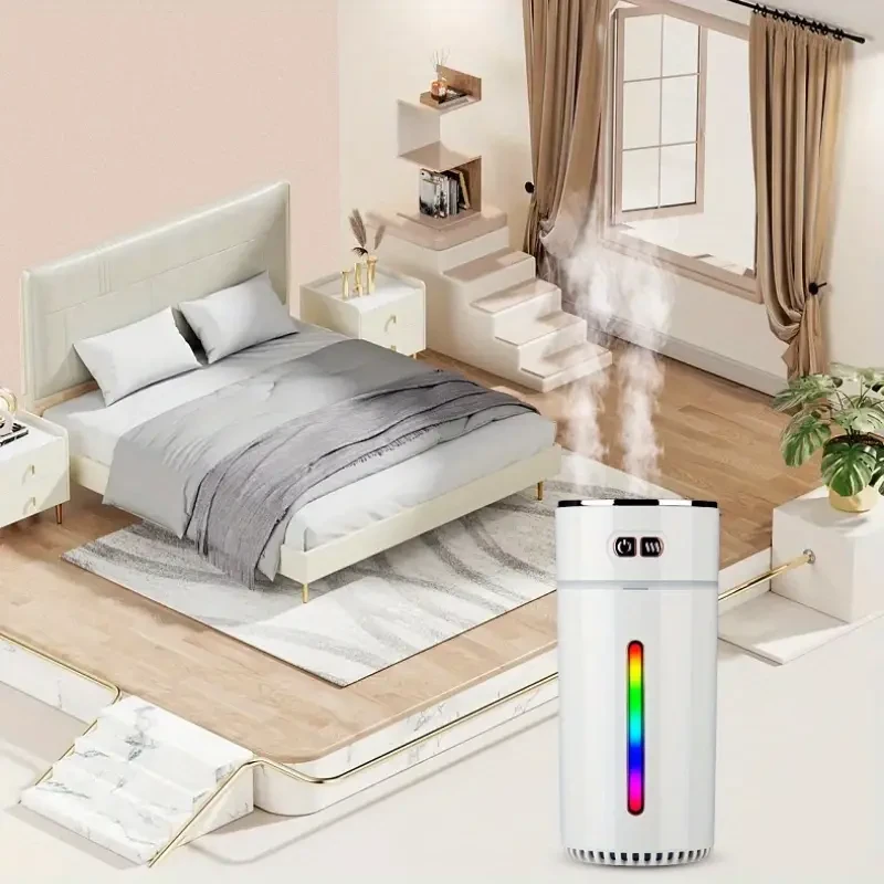 300ml Mini Car Air Humidifier with Colorful LED Light