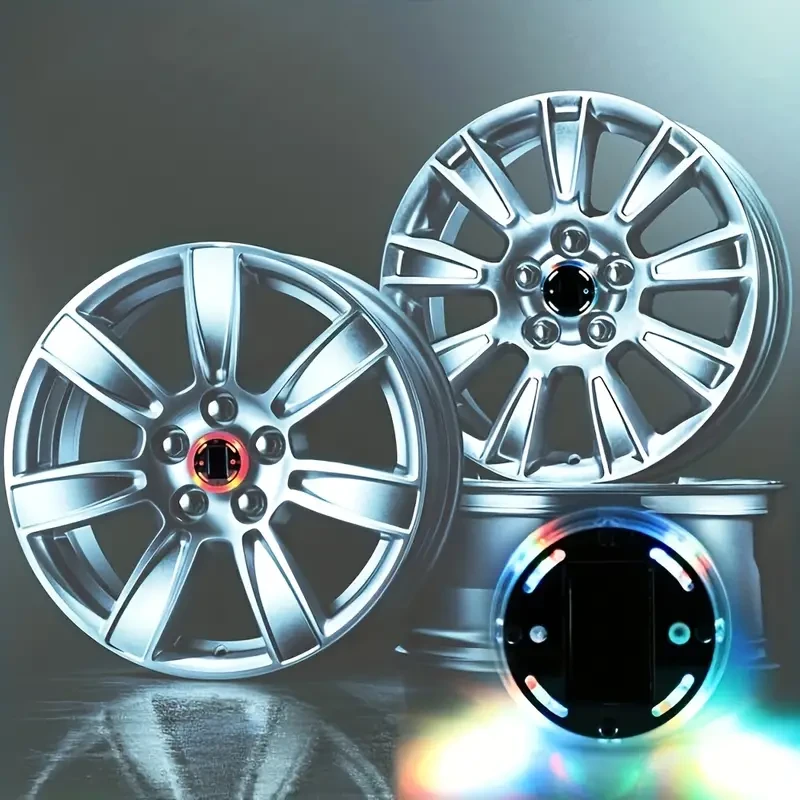 Solar Car Wheel LED Ambient Light – Dazzling Colors
