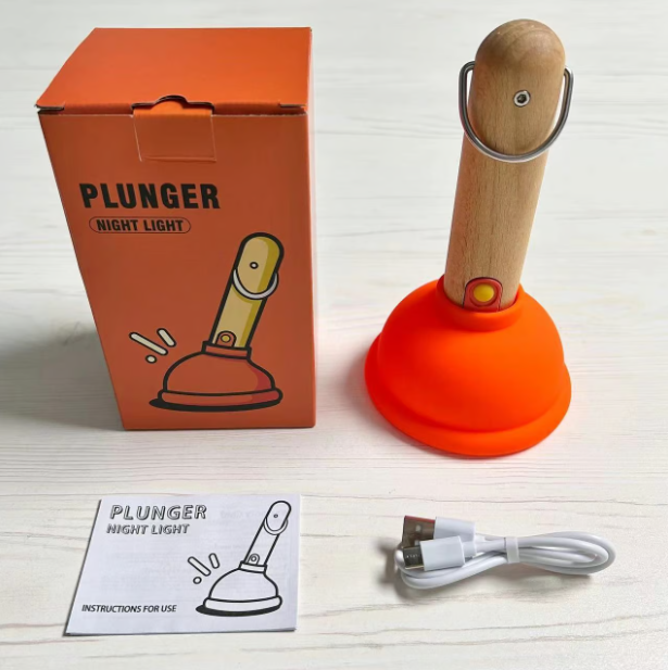 USB Rechargeable Plunger Night Light