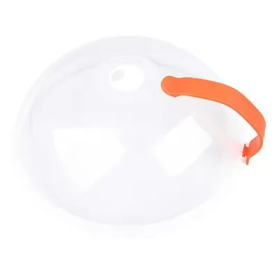 1pc Crystal Clear Microwave Food Cover