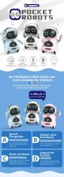 Interactive Mini RC Robot Toys: Talking, Singing, Dancing & Storytelling - Perfect Gift For Kids! Christmas Halloween Thanksgiving Gifts