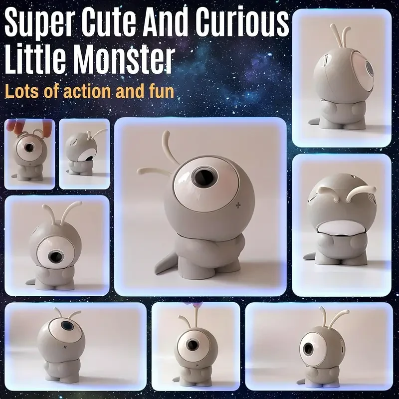 Monster Galaxy Star Projector Lamp - 6 Patterns, 360° Rotatable