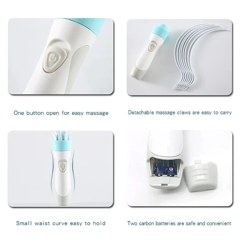 Head Massager Scalp Vibration Eight Claw Electric Massager