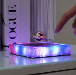 Levitating UFO Galaxy Lamp Magnetic Suspension Star Light