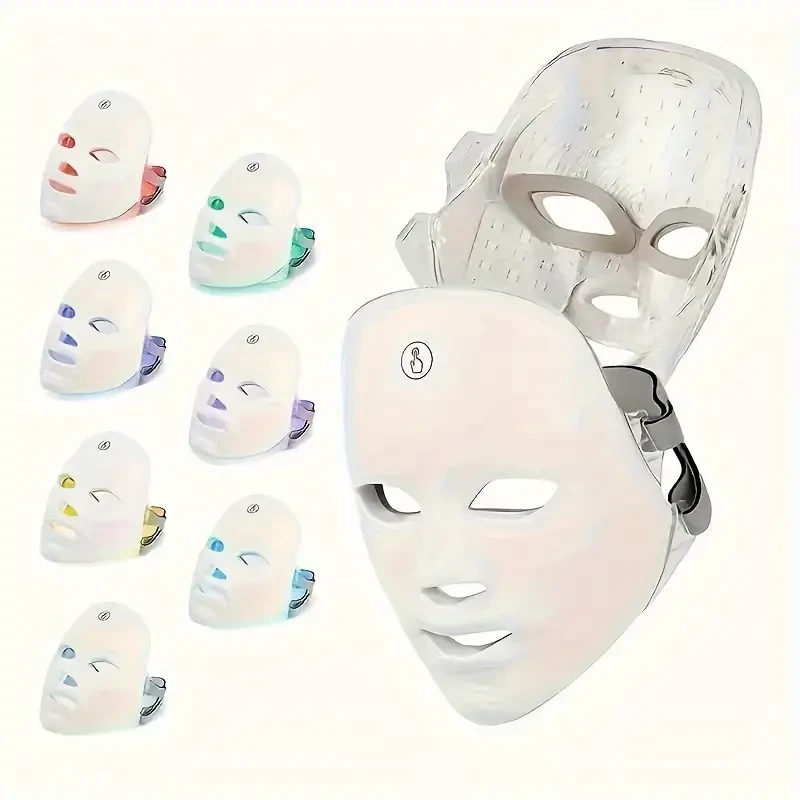 7-Color LED Light Mask for Home & Salon Use