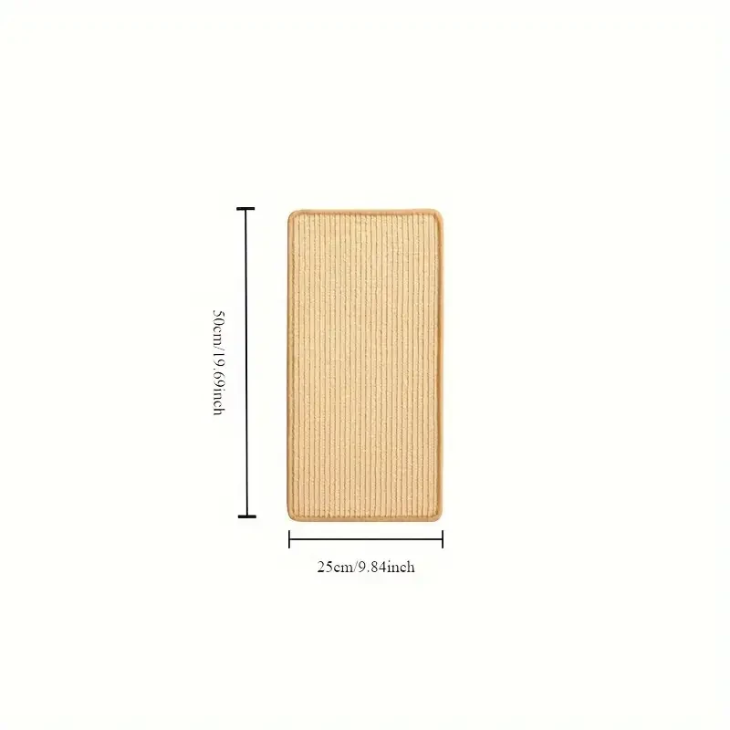 Durable Sisal Rope Cat Scratching Pad – Scratch-Resistant Cat Claw Board for Sofa Protection