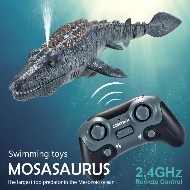 2.4G Remote Control Swimming Toy - Dual Propeller Drive with Realistic Detailing