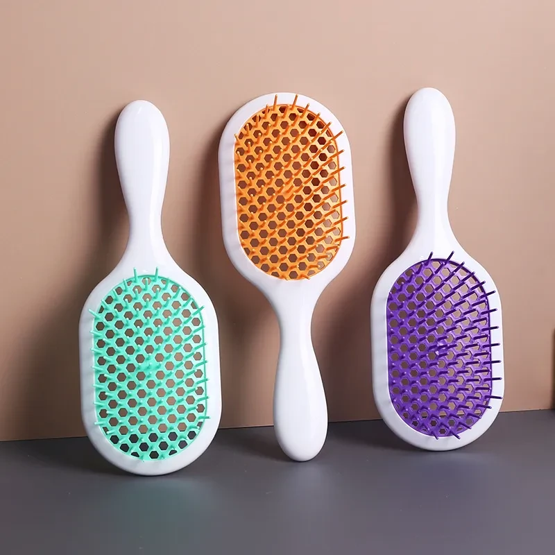 1pcs Hollow Out Detangling Hair Brush