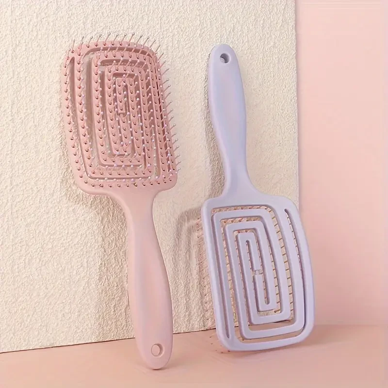 1pcs Hollow Out Detangling Hair Brush
