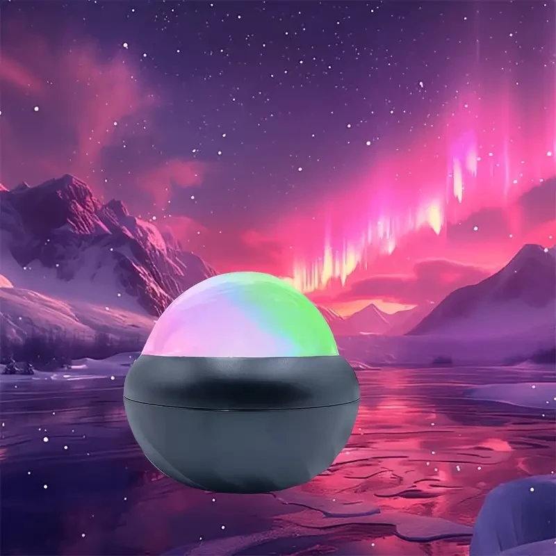 Dreamy Starry Sky Projector - 360° Panoramic View, Multi-Color LED Light with Remote