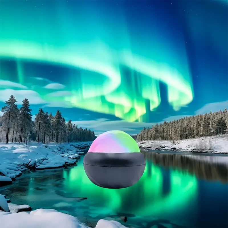 Dreamy Starry Sky Projector - 360° Panoramic View, Multi-Color LED Light with Remote