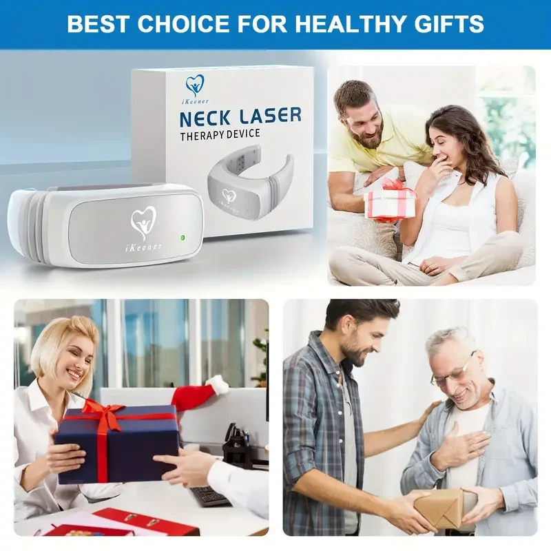 Wireless Knee Massager - Intelligent Vibration Massage & Thermotherapy with LED Touch Control