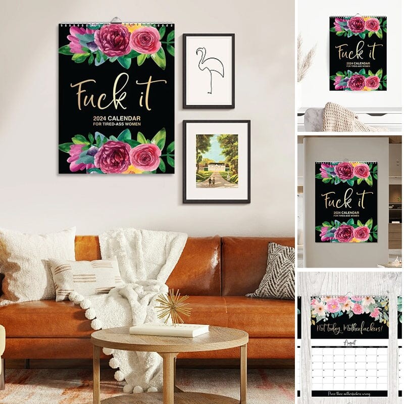 GiftTree NZ Calendars🔥 Sale Ends This Week 2025: Fuck It or Fuck Me' Calendar for Tired-Ass Women
