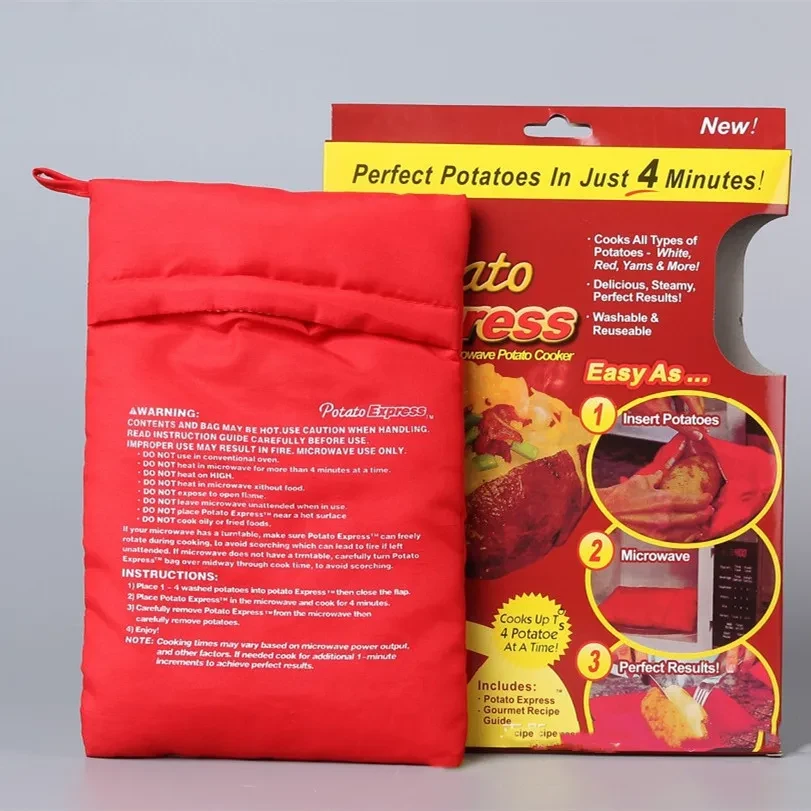 3/1Pcs Microwave Baking Potato Bag