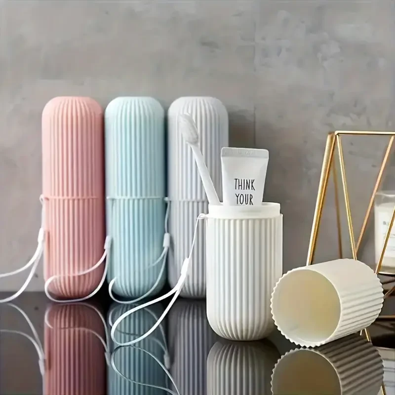 Travel Toothbrush Set with Portable Storage Box