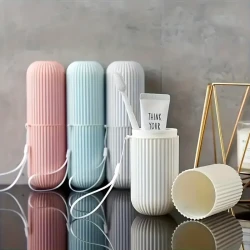 Travel Toothbrush Set with Portable Storage Box