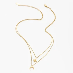 Charm Star European And American Moon Chain