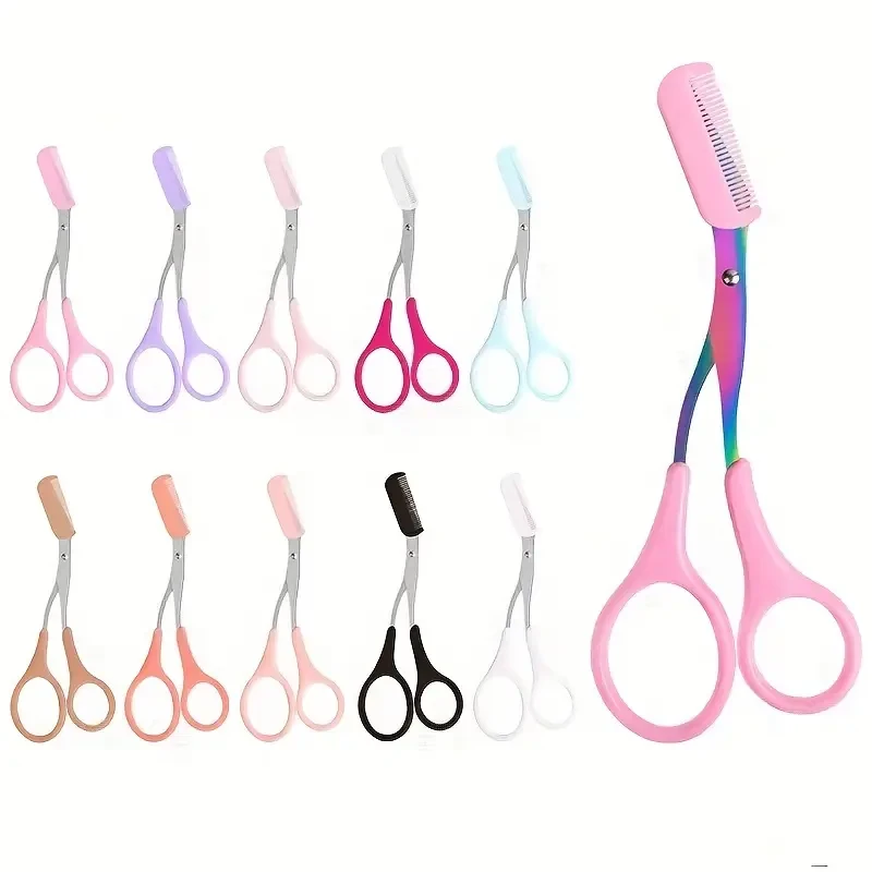 Eyebrow Trimmer Scissor With Comb Lady