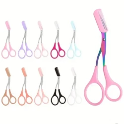 Eyebrow Trimmer Scissor With Comb Lady