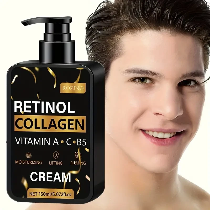 ROZINO Collagen & Vitamin A Cream - Hydrating & Firming Moisturizer (150ml)