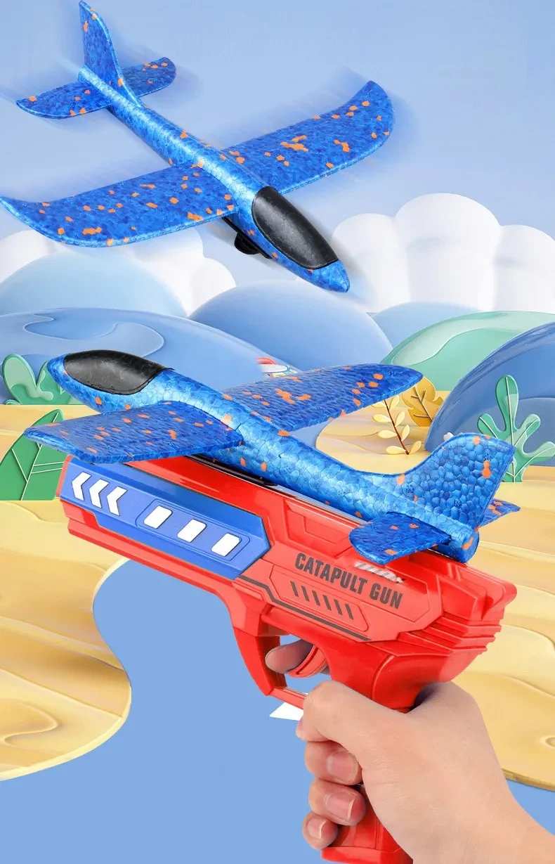 4pcs Airplane Toys With Launcher - Kids Toys