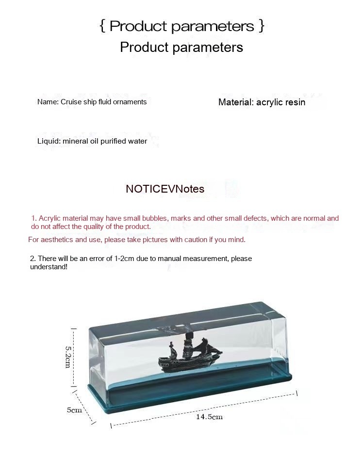 Acrylic Cruise Model