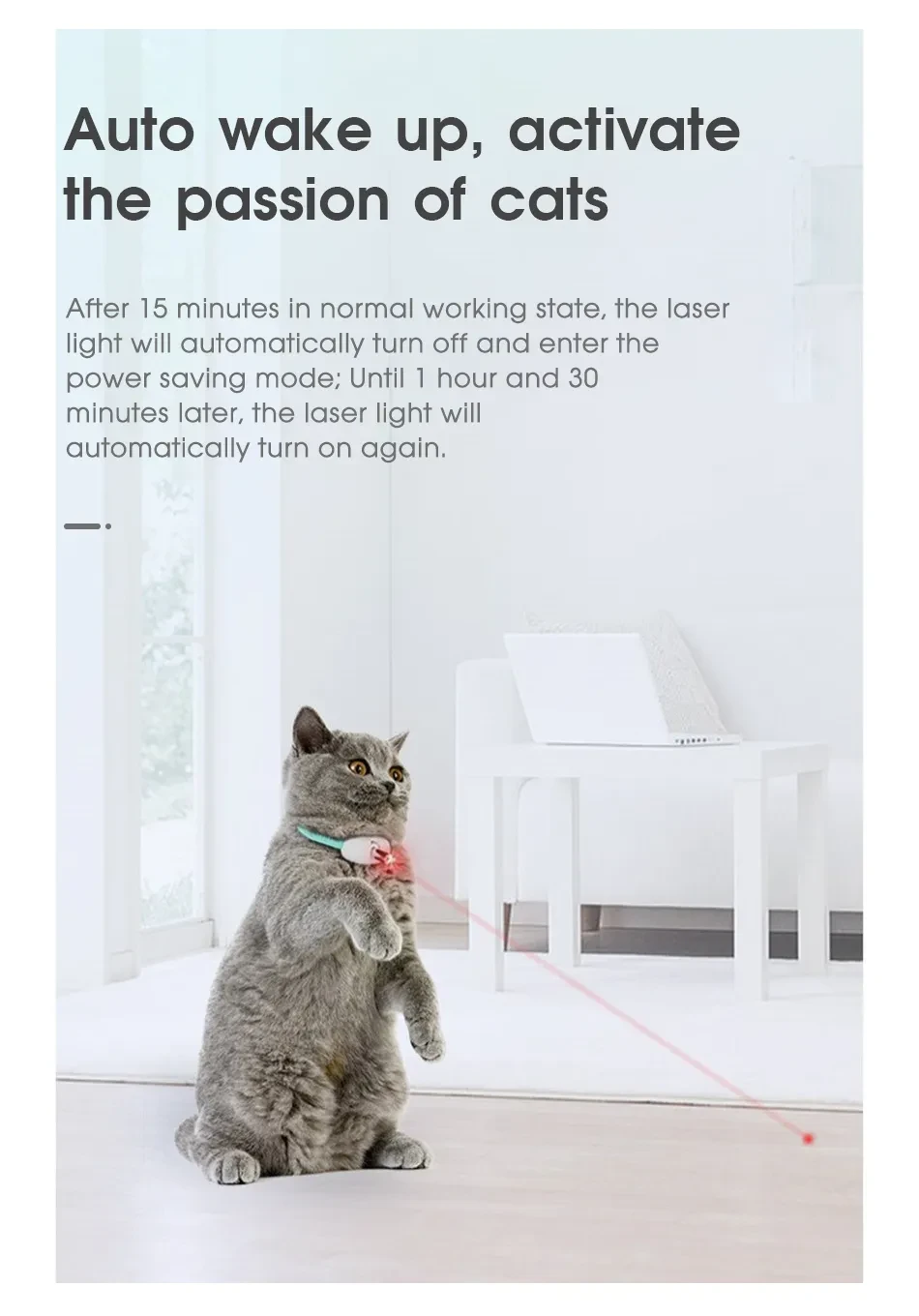 Automatic Cat Toy Smart Laser Teasing