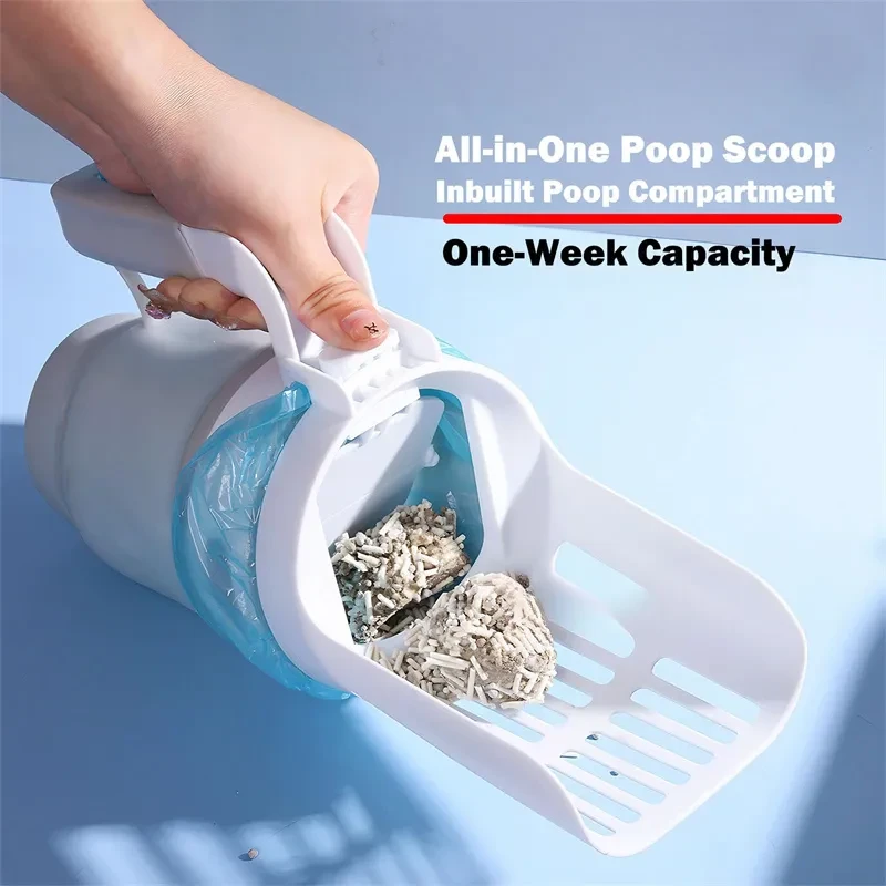 Widen Cat Litter Shovel Scoop with Refill Bag