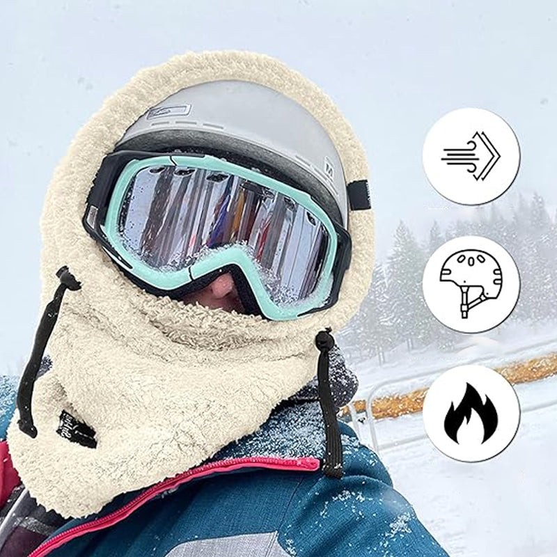 Winter Outdoor Sherp Hooded Sports Windproof Mask⛷️