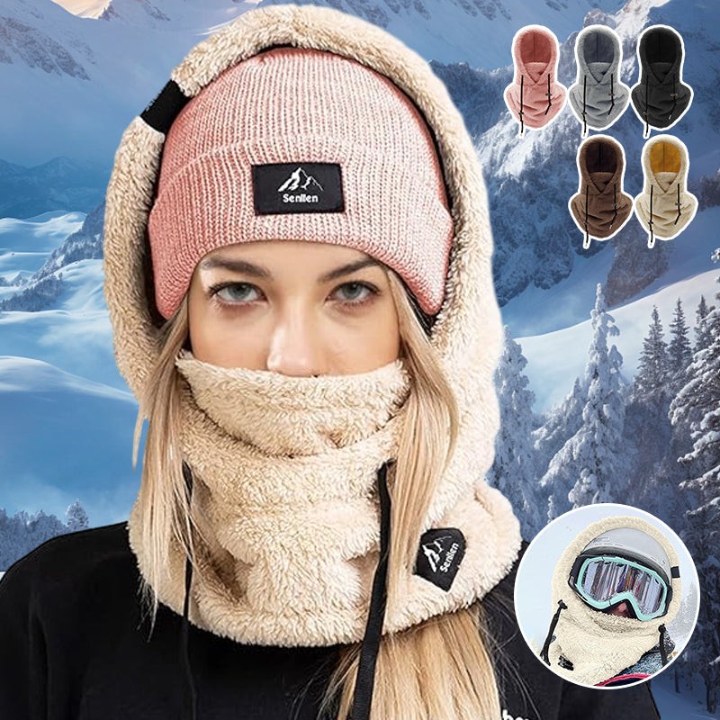 Winter Outdoor Sherp Hooded Sports Windproof Mask⛷️