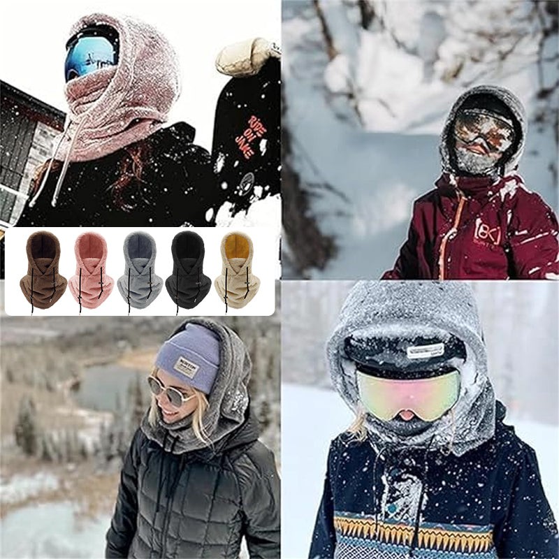 Winter Outdoor Sherp Hooded Sports Windproof Mask⛷️