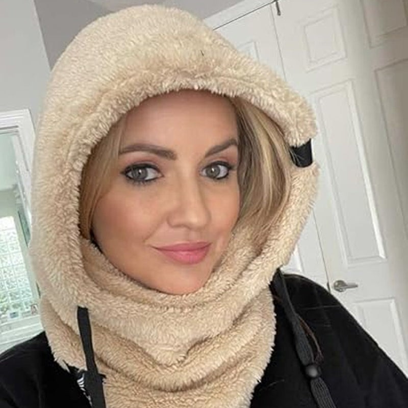 Winter Outdoor Sherp Hooded Sports Windproof Mask⛷️