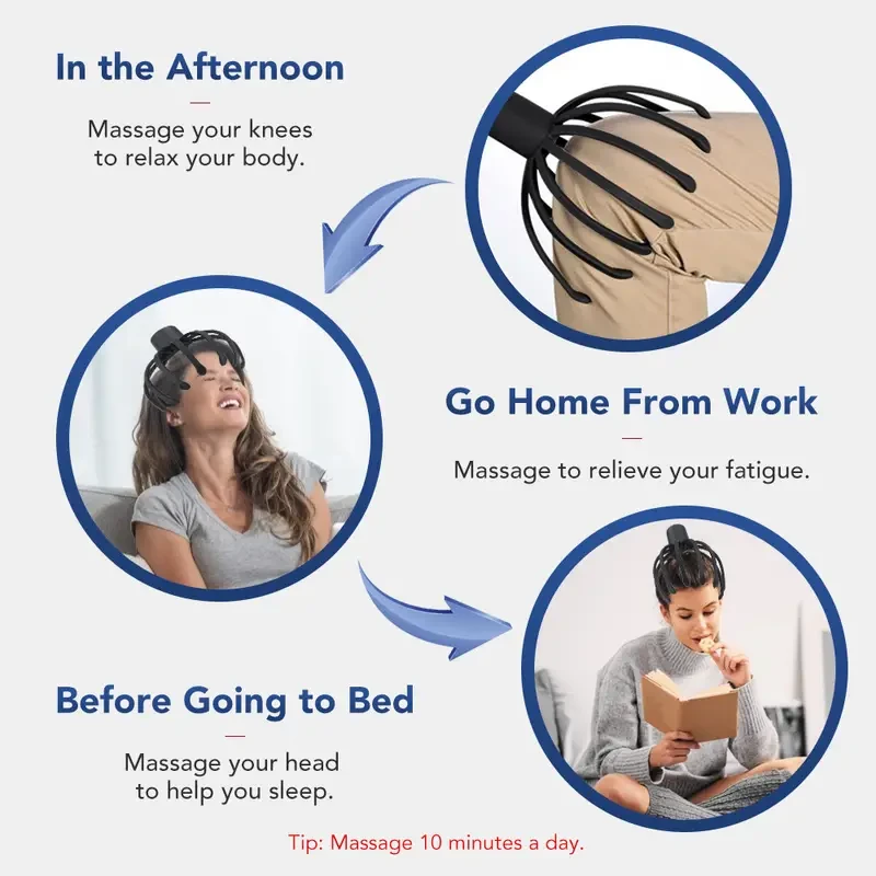Relieve Tension & Stress With This Electric Head Massager