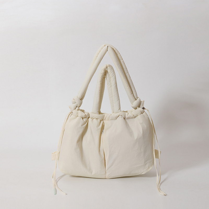 Down Cotton Jacket Women's Large Capacity Lightweight Shoulder Messenger Bag