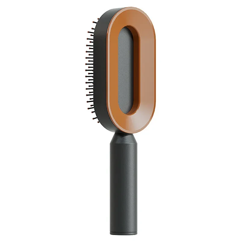 One-key Self-Cleaning Hair Brush