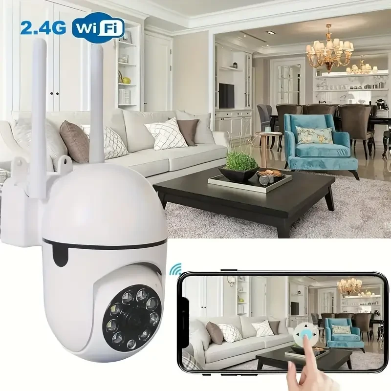 Anyazhineng HD Night Vision Security Camera - 360° Wireless WiFi Smart Surveillance